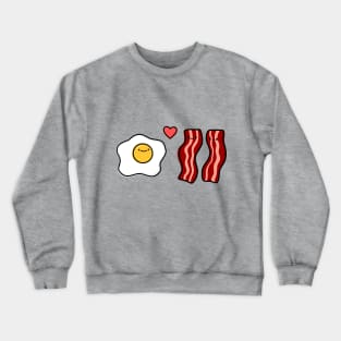 Cute Bacon And Egg Breakfast Crewneck Sweatshirt